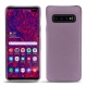 Capa em pele Samsung Galaxy S10+ - Lilas ( Nappa - Pantone 2645U ) 