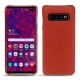 가죽 커버 Samsung Galaxy S10+ - Papaye ( Pantone 180C ) 