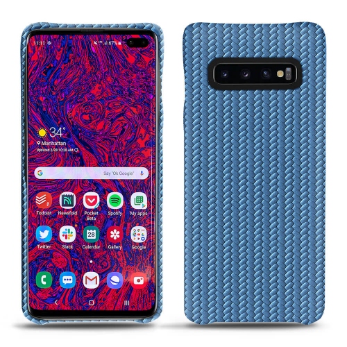 Samsung Galaxy S10+ : Protections premium : étui, housse, coqueAbaca ishia ( Pantone #395775 ) 