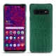 Custodia in pelle Samsung Galaxy S10+ - Crocodile pino