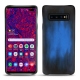 가죽 커버 Samsung Galaxy S10+ - Bleu Patine