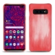 Coque cuir Samsung Galaxy S10+ - Rose Patine