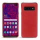 가죽 커버 Samsung Galaxy S10+ - Rouge troupelenc