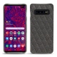Funda de piel Samsung Galaxy S10+ - Anthracite - Couture ( Pantone 424C ) 