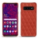 Funda de piel Samsung Galaxy S10+ - Arange clouquié - Couture