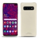 Custodia in pelle Samsung Galaxy S10+ - Blanc PU
