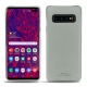 Lederschutzhülle Samsung Galaxy S10+ - Gris PU
