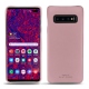 Samsung Galaxy S10+ leather cover - Rose PU
