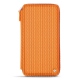 Cartella da viaggio - Anti-RFID / NFC - Abaca arancio