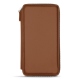 Travel Organiser - Anti-RFID / NFC - Marron PU