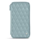 Organizador de viaje - Anti-RFID / NFC - Bleu ciel - Couture ( Nappa - Pantone 277C ) 