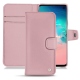 Samsung Galaxy S10E leather case - Rose ( Nappa - Pantone 2365C ) 