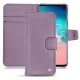 Custodia in pelle Samsung Galaxy S10E - Lilas ( Nappa - Pantone 2645U ) 