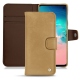 Housse cuir Samsung Galaxy S10E - Sable vintage ( Roughtcut - Gaucho#57254 ) 