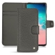 Capa em pele Samsung Galaxy S10E - Anthracite ( Pantone 424C ) 