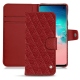 Custodia in pelle Samsung Galaxy S10E - Tomate - Couture ( Pantone 187C ) 