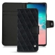 Housse cuir Samsung Galaxy S10E - Dark vintage - Couture