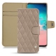 Custodia in pelle Samsung Galaxy S10E - Taupe vintage - Couture