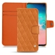 Custodia in pelle Samsung Galaxy S10E - Mandarine vintage - Couture