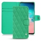 Capa em pele Samsung Galaxy S10E - Menthe vintage - Couture