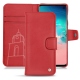 가죽 커버 Samsung Galaxy S10E - Rouge troupelenc