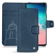 Housse cuir Samsung Galaxy S10E - Blu mediterran