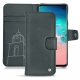 Custodia in pelle Samsung Galaxy S10E - Blu marino