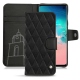 Capa em pele Samsung Galaxy S10E - Negre poudro - Couture