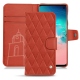 Custodia in pelle Samsung Galaxy S10E - Arange clouquié - Couture