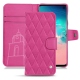 Housse cuir Samsung Galaxy S10E - Rose BB - Couture