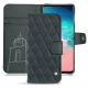 Capa em pele Samsung Galaxy S10E - Blu marino - Couture