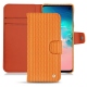 Funda de piel Samsung Galaxy S10E - Abaca arancio