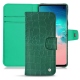 Housse cuir Samsung Galaxy S10E - Crocodile pino