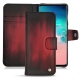 Lederschutzhülle Samsung Galaxy S10E - Rouge Patine