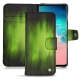 Funda de piel Samsung Galaxy S10E - Vert Patine