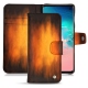 Samsung Galaxy S10E leather case - Fauve Patine