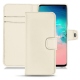 Capa em pele Samsung Galaxy S10E - Blanc PU