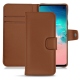 Lederschutzhülle Samsung Galaxy S10E - Marron PU