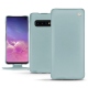 가죽 커버 Samsung Galaxy S10 - Bleu ciel ( Nappa - Pantone 277C ) 