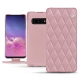 Capa em pele Samsung Galaxy S10 - Rose - Couture ( Nappa - Pantone 2365C ) 