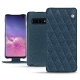 Custodia in pelle Samsung Galaxy S10 - Indigo - Couture ( Pantone 303U ) 