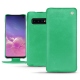Funda de piel Samsung Galaxy S10 - Menthe vintage ( Pantone 562C ) 