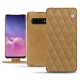 가죽 커버 Samsung Galaxy S10 - Sable vintage - Couture