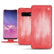 Lederschutzhülle Samsung Galaxy S10 - Rose Patine