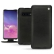 Funda de piel Samsung Galaxy S10 - Negre poudro