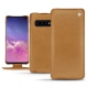 Samsung Galaxy S10 leather case - Castan esparciate