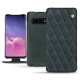 가죽 커버 Samsung Galaxy S10 - Blu marino - Couture