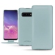 Lederschutzhülle Samsung Galaxy S10 - Bleu Ciel PU