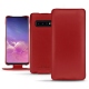 Lederschutzhülle Samsung Galaxy S10 - Rouge PU