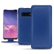 Custodia in pelle Samsung Galaxy S10 - Bleu Océan PU